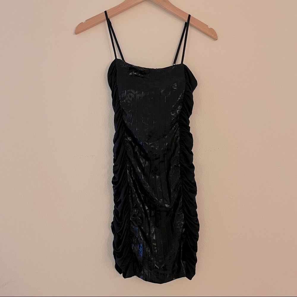 Long black dressy tank top